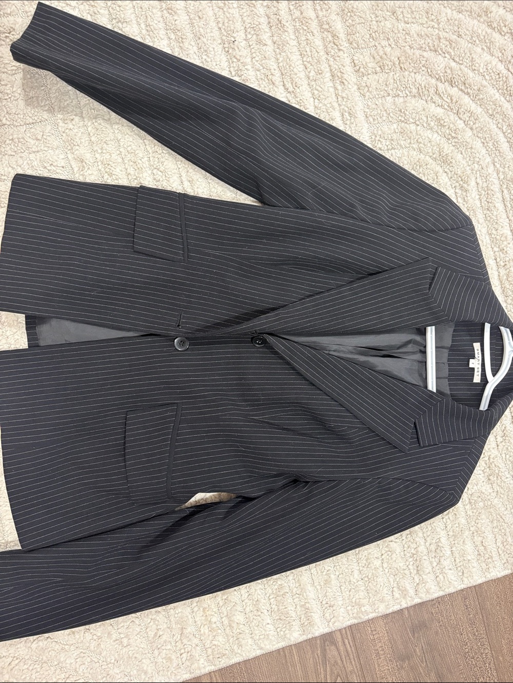 Smart Set Black Pinstripe Blazer